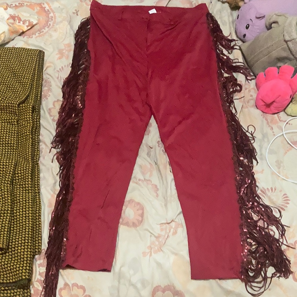 Red pants
